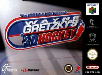 Wayne Gretzky's 3D Hockey (Europe) (En,Fr,De,Es) box cover front